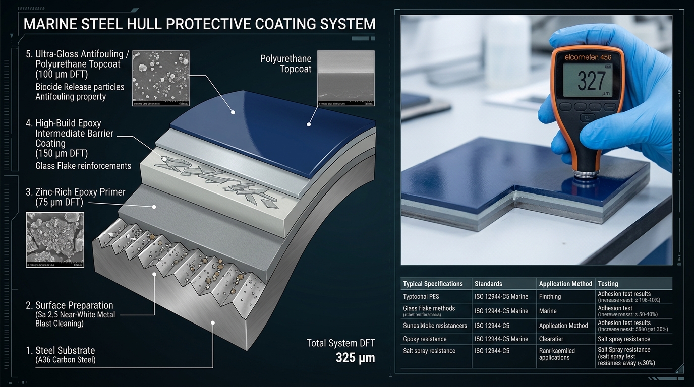 Marine Coating System Layers
